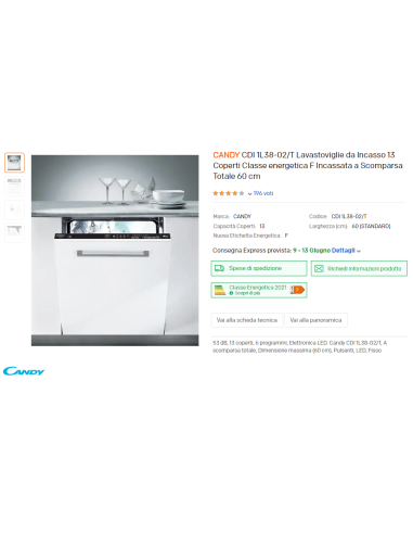 CREO VIVIAN BIANCA DA 330CM