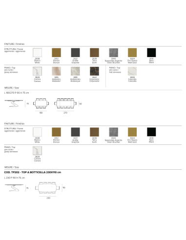 TAVOLO "DEZ RETTANGOLARE"